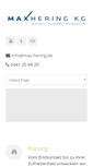 Mobile Screenshot of max-hering.de